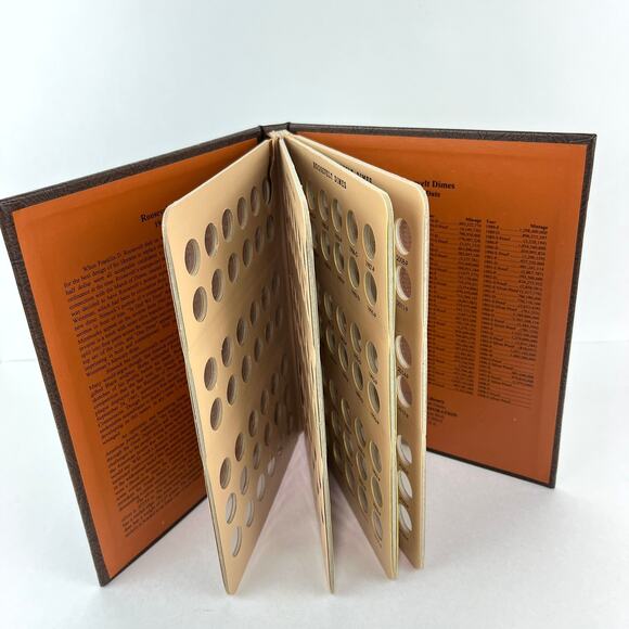 Dansco Roosevelt Dimes Coin Notebook Album - Picture 3 of 5